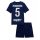 Maillot de foot Paris Saint-Germain Marquinhos #5 Domicile vêtements enfant 2025-26 Manches Courtes (+ pantalon court)